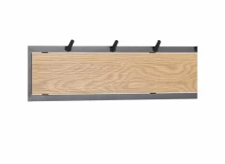 Kledingrek 77x40x185cm - decor - eik