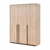 Kleerkast 165cm - decor - bruin