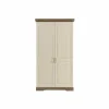 Kleerkast 120cm - decor - truffel & porcelaine