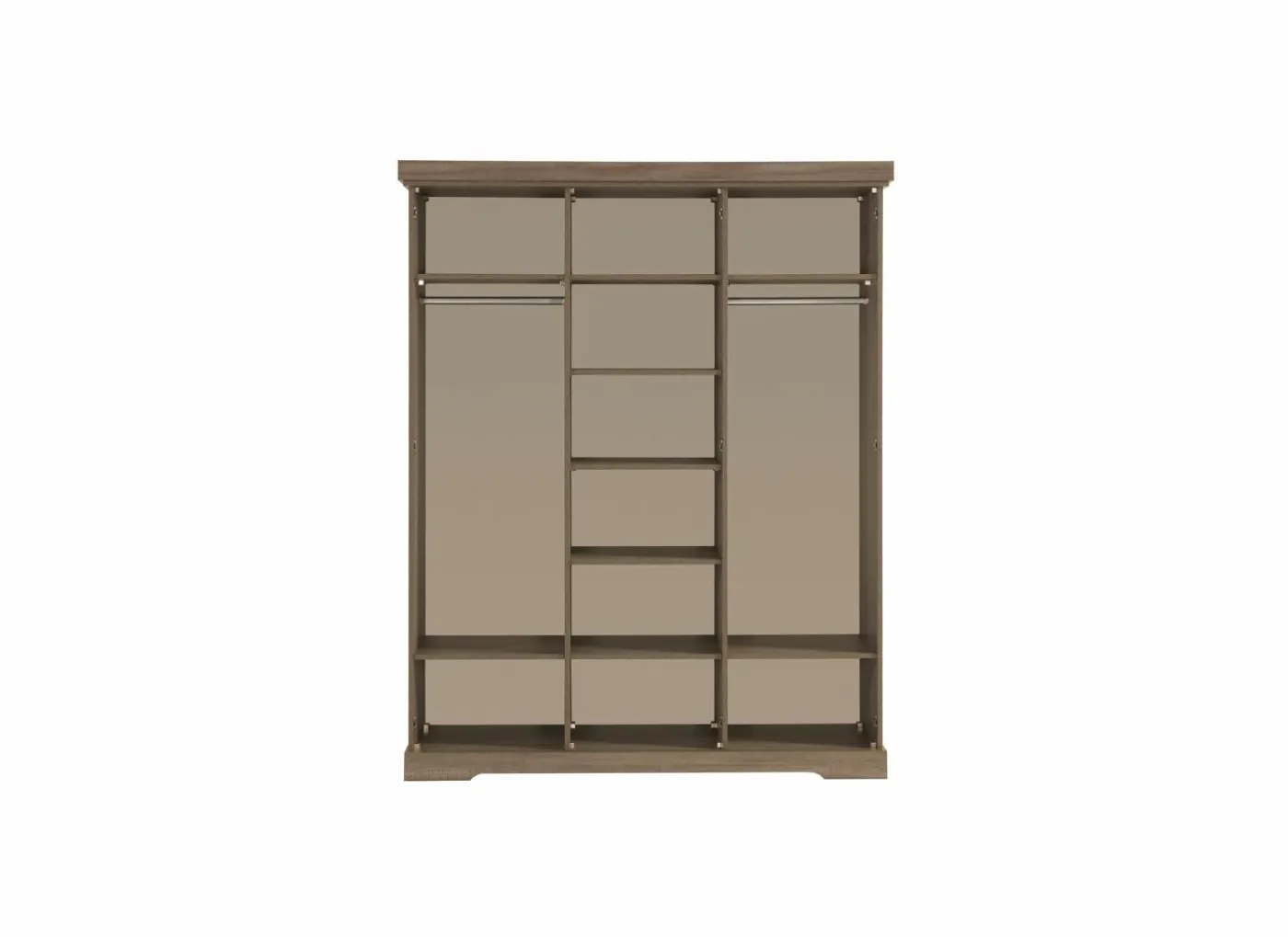 Kleerkast 175cm - decor - truffel & porcelein