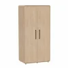 Kleerkast 104cm - melamine - brushed sand oak nature