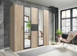 Kleerkast Diver 225cm - decor - sonoma eik/grafiet