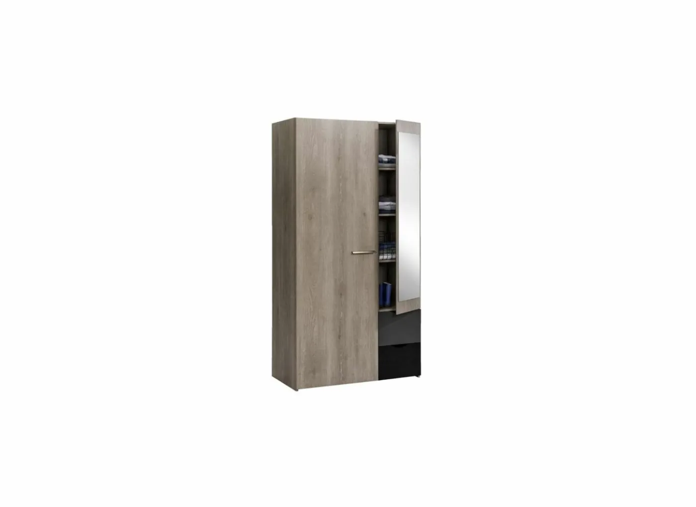 Kleerkast Eik Argile 101cm - decor - eik argile