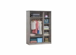 Kleerkast Elias 150cm - decor - grijze eik