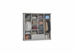 Kleerkast Eline 225cm - decor - white oak & autumn oak