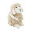 Knuffel Schaap Curly  13x11x17cm - textiel - natuur