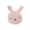 Kussen Konijn  27x27cm - stof - roze