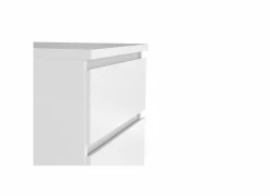 Ladekast Naia 41x50x111cm - melamine - wit hoogglans