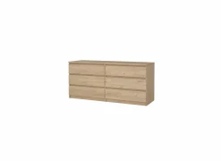 Ladekast Naia 154x50x71cm - melamine - jackson hickory