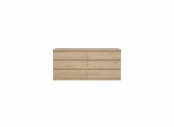 Ladekast Naia 154x50x71cm - melamine - jackson hickory