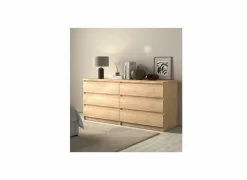 Ladekast Naia 154x50x71cm - melamine - jackson hickory