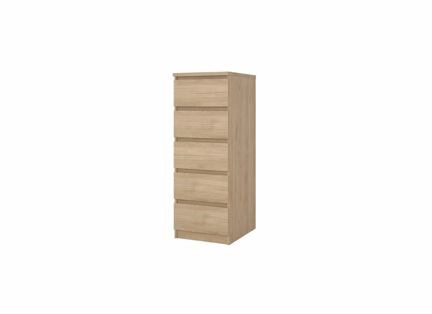 Ladekast Naia 41x50x111cm - melamine - jackson hickory