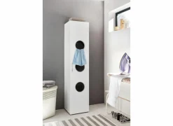 Linnenkast Mrk 40x68x185cm - decor - wit