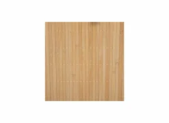 Linnenmand met 2 vakken 52x32x63cm - bamboe - naturel