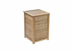 Linnenmand 40x40x58cm - bamboe - naturel