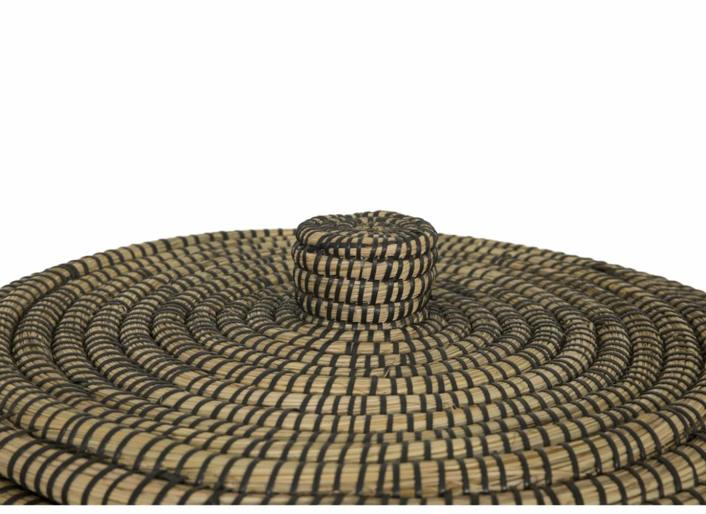 Linnenmand Yasuke Ø45x50/Ø40x45cm set van 2 naturel