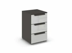 Nachtkastje 40x42x61cm - decor - grijs & grafiet