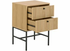 Nachtkastje 46x40x70cm - decor - bruin