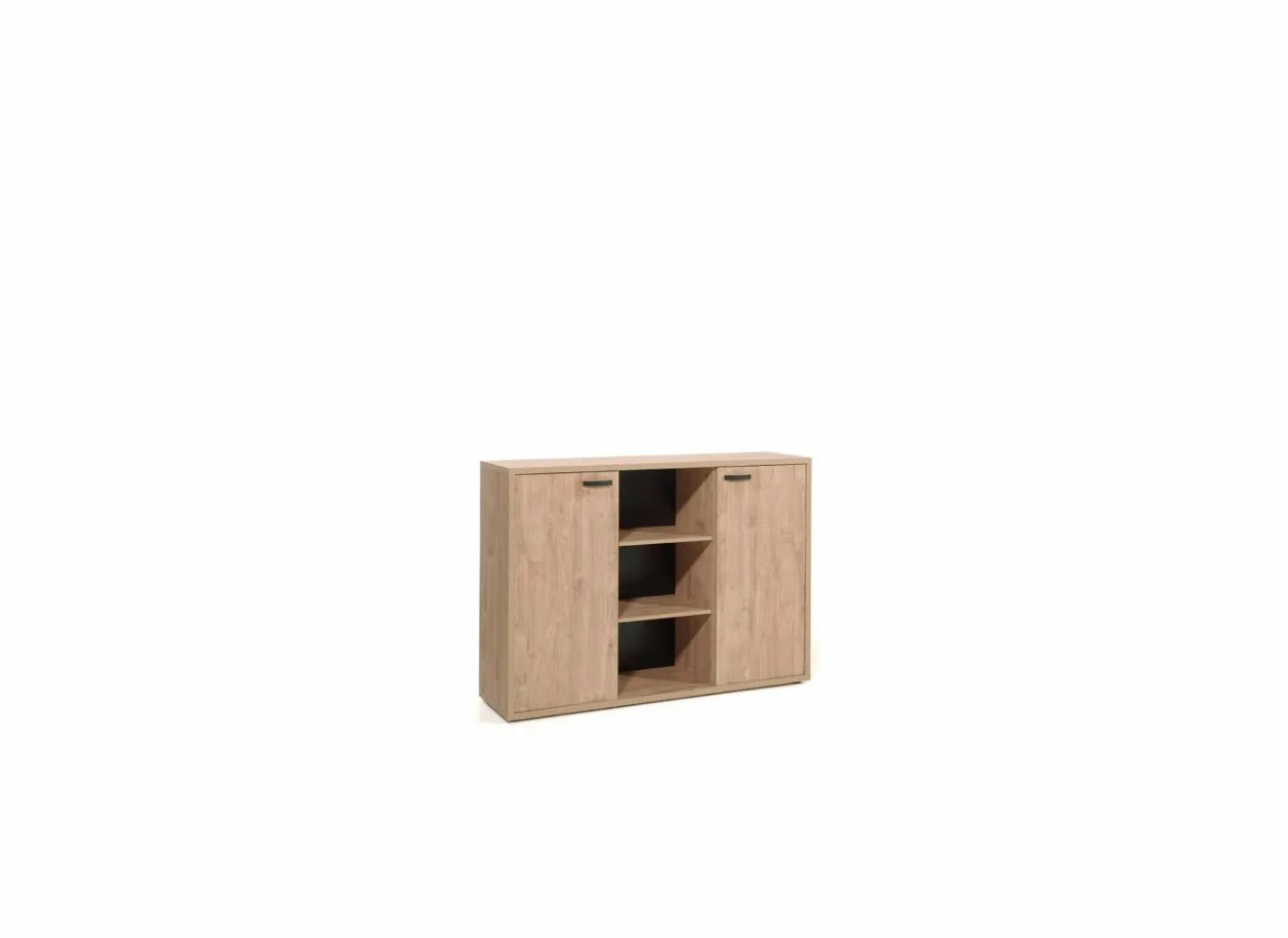 Opbergkast Capo 160x40x112cm - melamine - golden oak