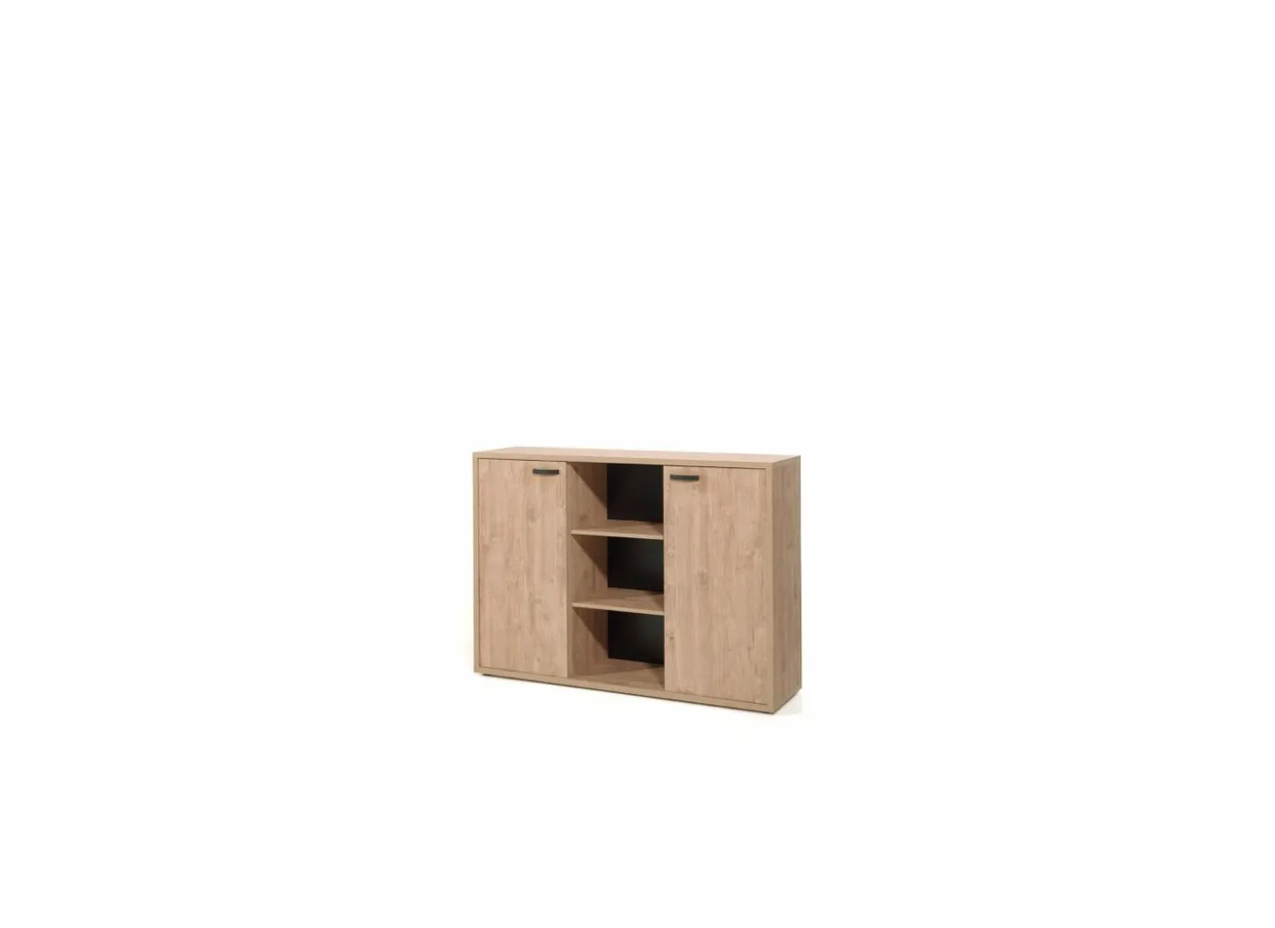 Opbergkast Capo 160x40x112cm - melamine - golden oak
