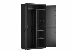 Opbergkast Detroit 89cm - polypropyleen - zwart