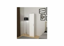 Opbergkast 40x40x180cm - decor - snow white