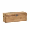 Opbergkoffer Opium 130x48x45cm - gerecycleerd den massief - naturel