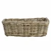Opbergmand 45,4x23,9x14,7cm - rotan - bruin