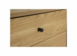 Opbergrek Aware 60x40x220cm - melamine & metaal - eik