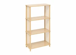 Opbergrek Kord 60x30x110cm - decor & staal - naturel