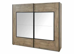 Schuifdeurkast 245cm - decor - scarlet eik