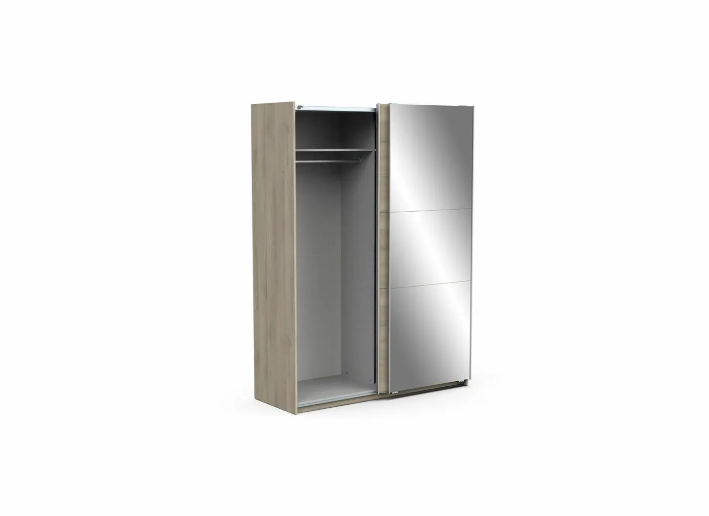 Schuifdeurkast Ghost 148cm - decor - kronberg eik