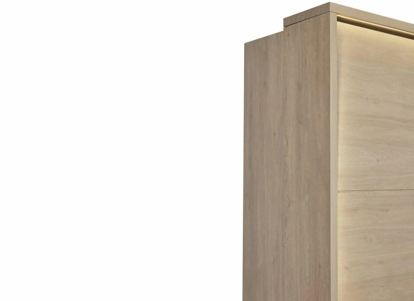 Schuifdeurkast Udine I 253cm - decor - urban oak