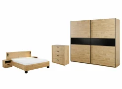 Slaapkamer Clara met bed 180x200cm - kleerkast 250cm - commode 90cm en 2 nachtkastjes