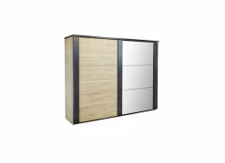 Slaapkamer Phaedra met bed 180x200cm - kleerkast 280cm - commode 120cm en 2 nachtkastjes