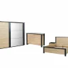 Slaapkamer Phaedra met bed 160x200cm - kleerkast 280cm - commode 120cm en 2 nachtkastjes