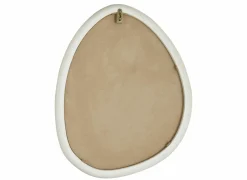 Spiegel Chesni 60x47cm - MDF & spiegelglas - wit