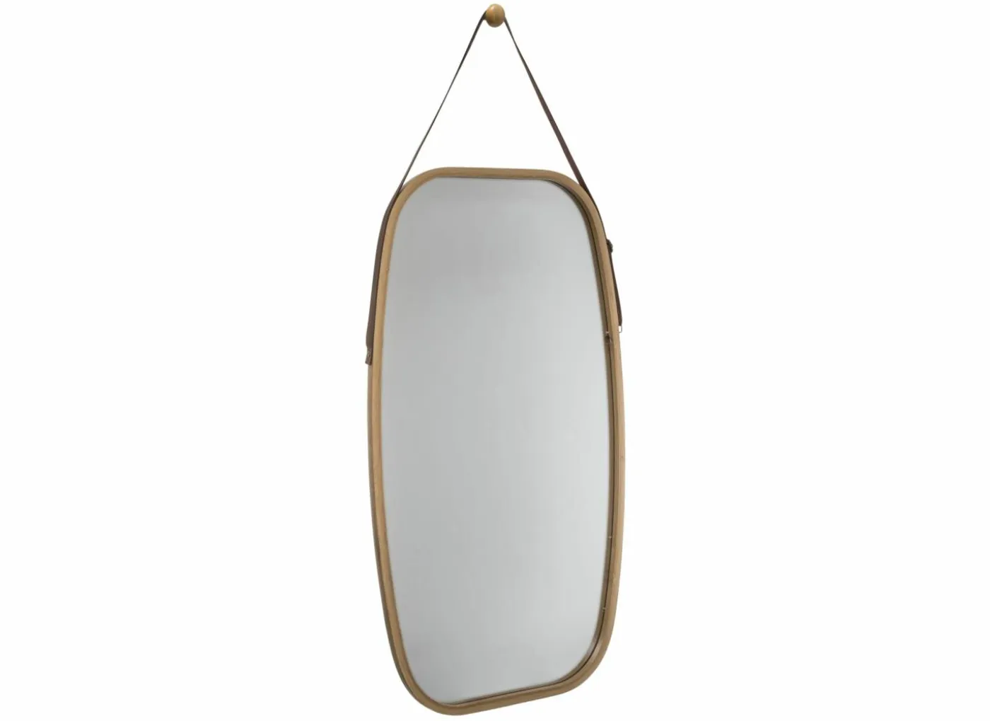 Spiegel 45x77cm - bamboe & glas - naturel