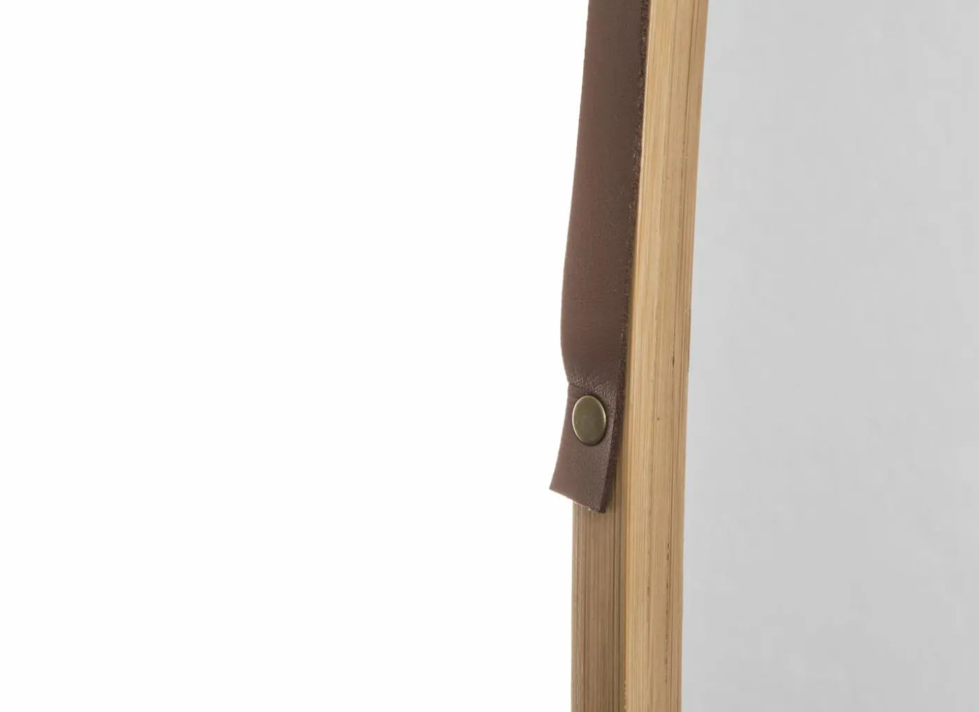 Spiegel 45x77cm - bamboe & glas - naturel