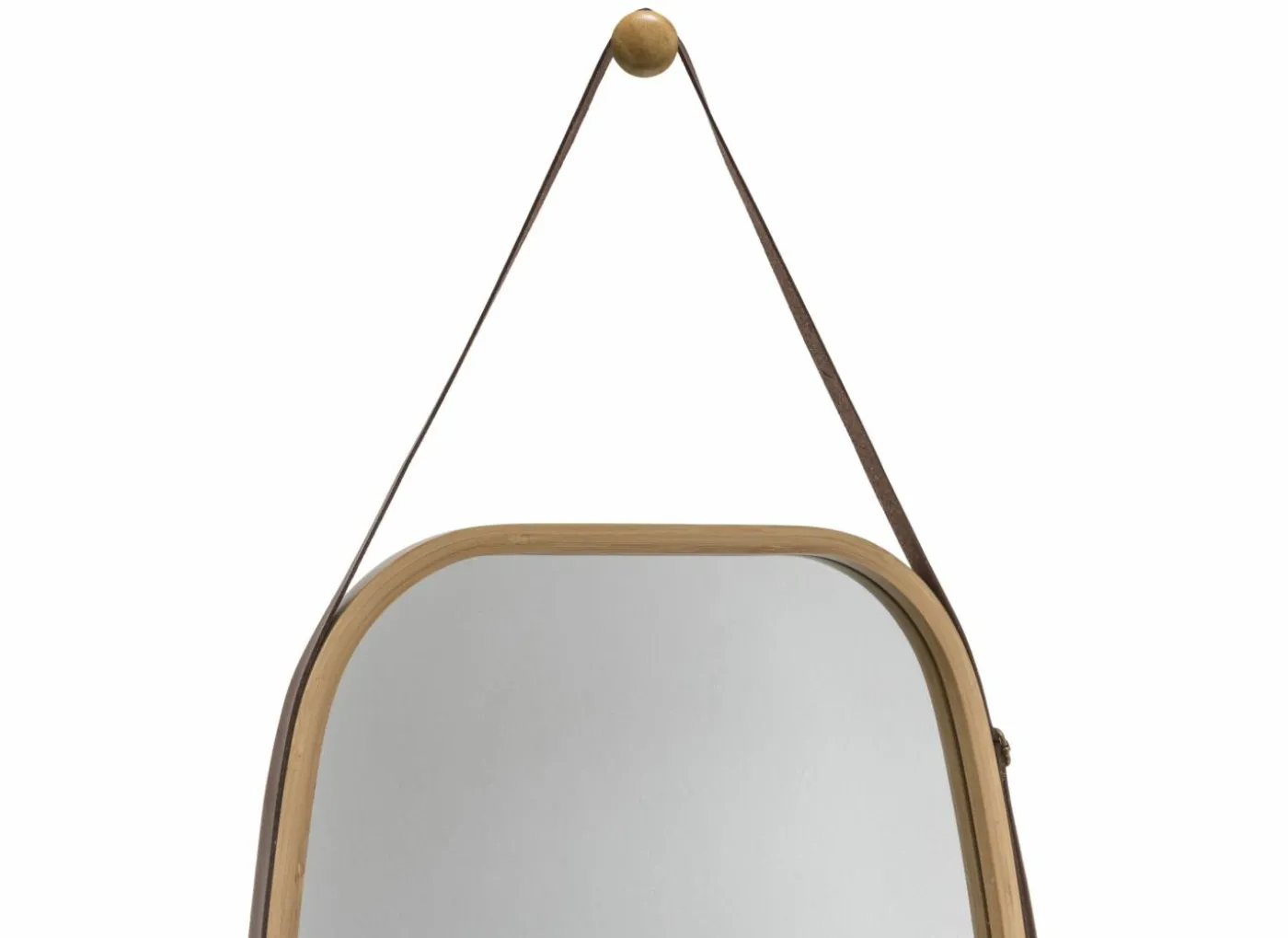 Spiegel 45x77cm - bamboe & glas - naturel