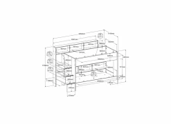 Stapelbed Bibop 90x200cm - decor - acacia