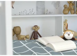 Stapelbed Leo  90x200cm - decor - wit met bodems