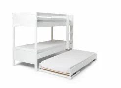 Stapelbed met bedlade Duet 90x200cm - decor - beuk wit