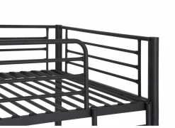 Stapelbed Them 140x200cm - metaal - zwart