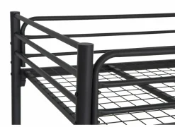 Stapelbed Us 90x200cm - metaal - zwart