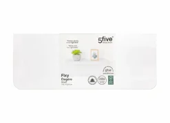 Wandplank Fixy 60x23,5x3,8cm - MDF - wit