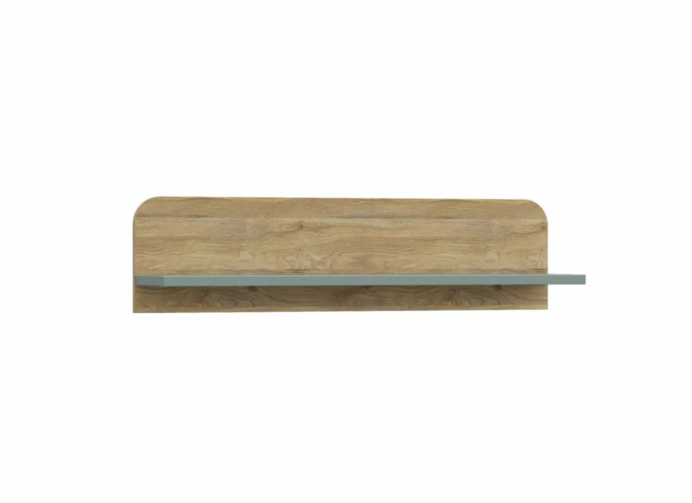 Wandplank Hoa 100x22x26cm - decor - mauvella eik & groen