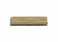 Wandplank Hoa 100x22x26cm - decor - mauvella eik & groen