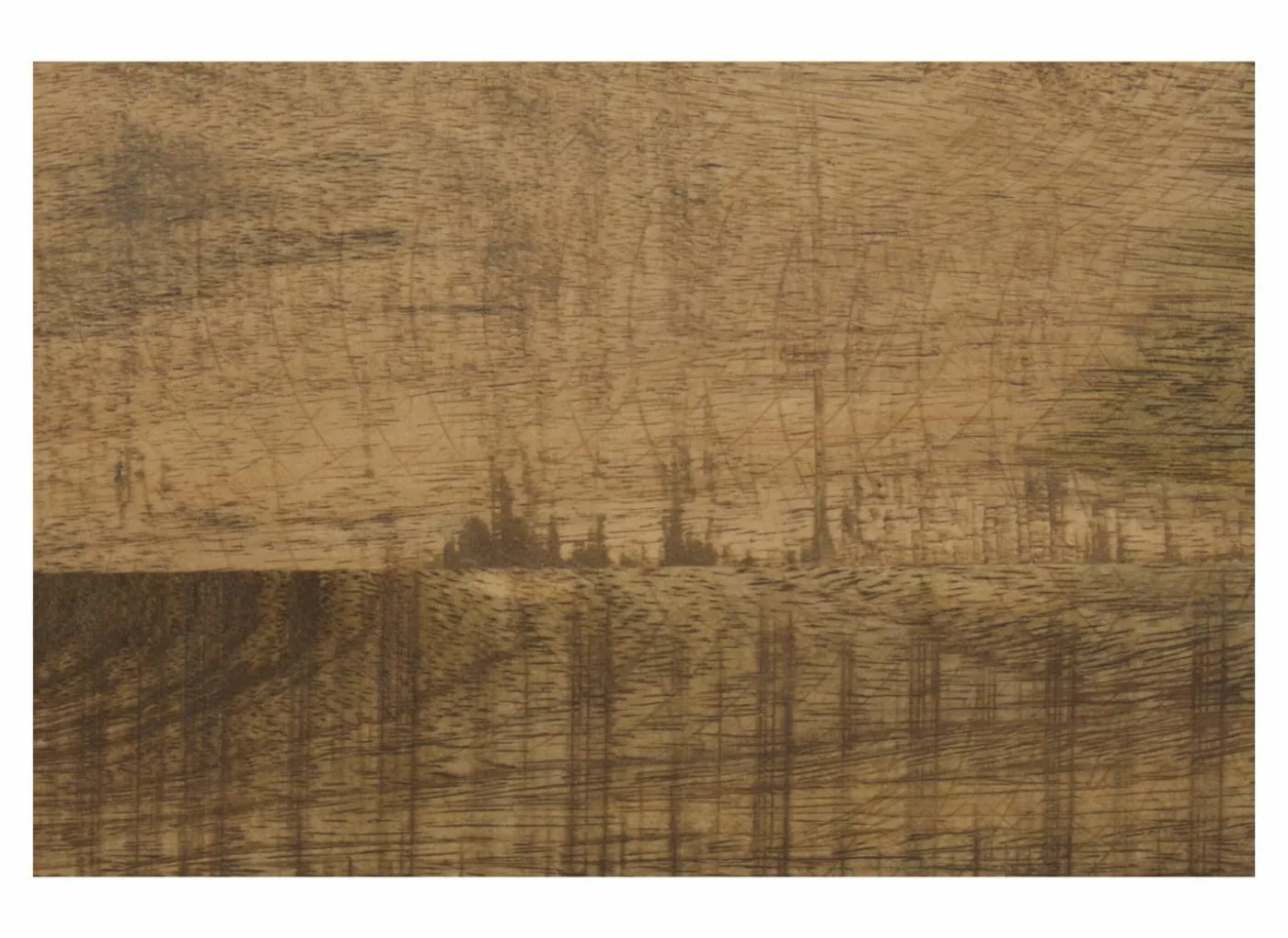 Wandrek Amador 80x20x80cm - mango massief - zwart & bruin