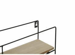 Wandrek Teide 40x10x40cm - metaal & decor - naturel